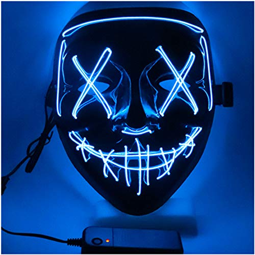 SOUTHSKY Lumière Masques LED Masquen Neon EL Fil Light Up 3 