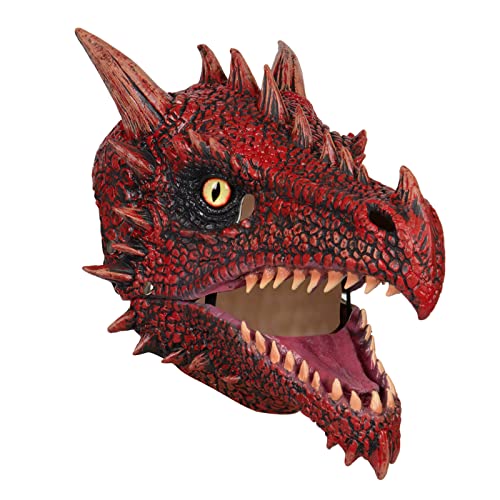 Masque de Dinosaure Halloween,Masque de Dinosaure à Mâchoire