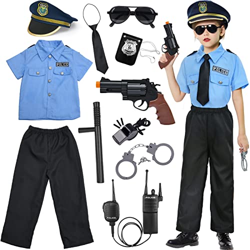 Tacobear Police Deguisement Enfant avec Police Chemise Panta