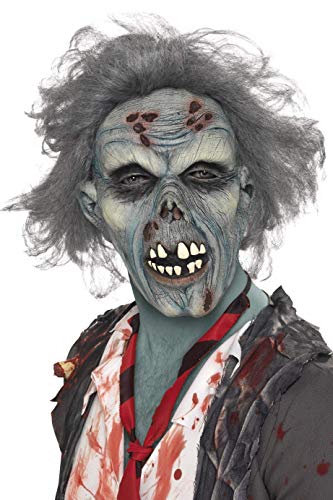Smiffys Masque zombie pourri, Couvrant la tête, latex One Si