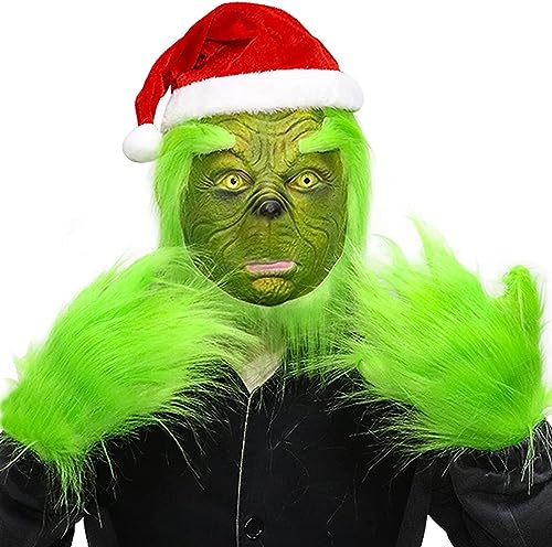 nezababy Masque de Noël avec bonnet de Noël, gants de monstr