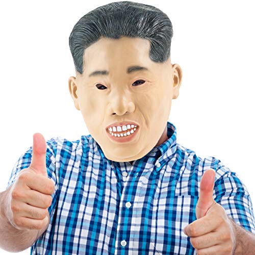 THE TWIDDLERS Masque de Kim Jong Un en Latex pour Fêtes dhal
