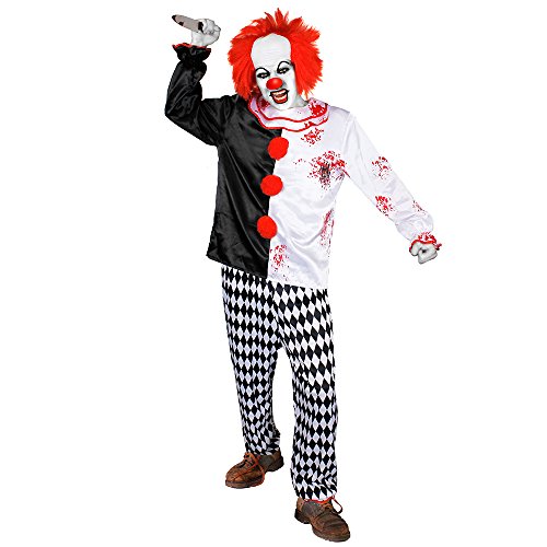 ILOVEFANCYDRESS Costume DE Clown Tueur pour Adultes DÉGUISEM