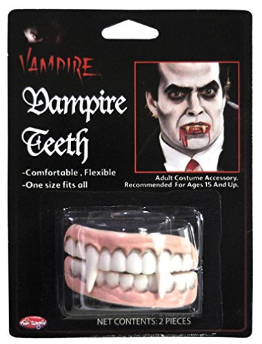 Dents de vampire pour adultes - Dentier Halloween - Deguisem