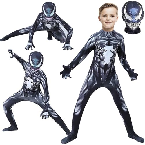 Deguisement Venom pour Enfants, Body Venom avec Masque Venom