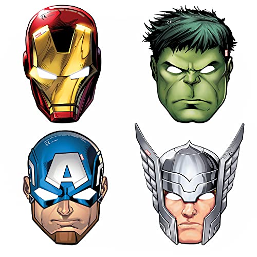Marvel Lot de 6 masques mighty avengers 87976 Taille Unique 