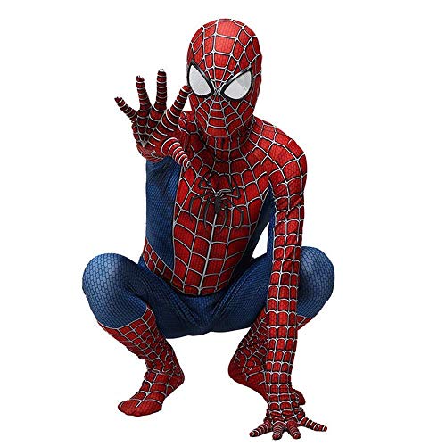 Deguisement Spiderman Enfant,Costume Spiderman Carnaval Dhal