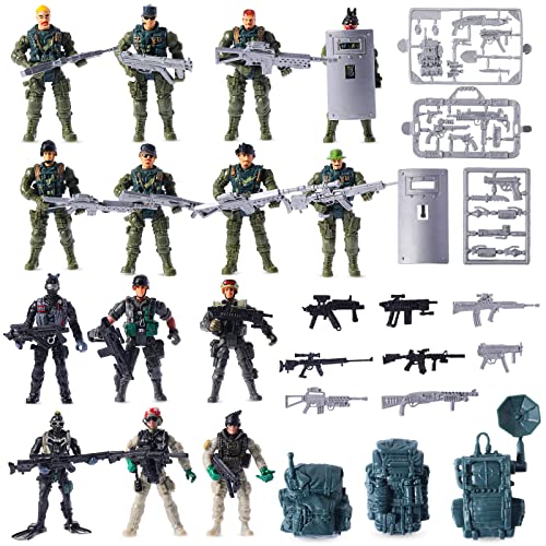 32 Pièces Figurines Jouets de Soldats Homme Armé Jouets Réal
