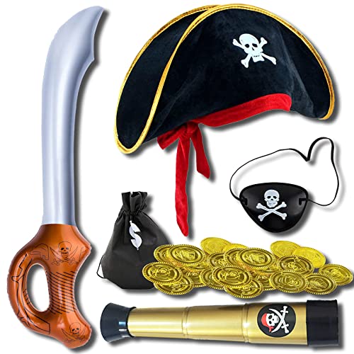 Accessoires de Costume de Pirate, Kit de Costume de Pirate, 