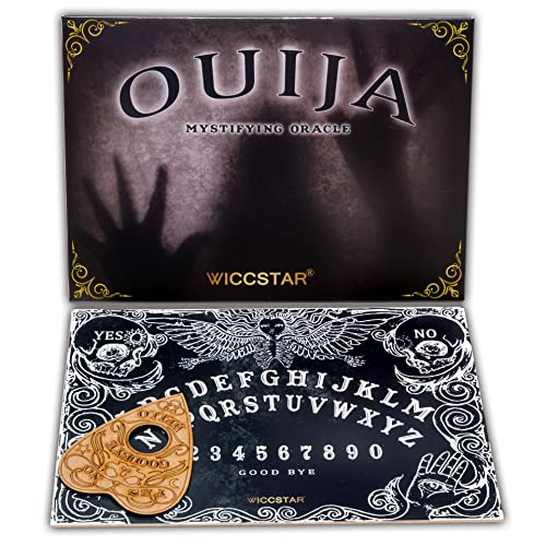 Noir Bois en Planche de Ouija Board avec sa Goutte avec Inst