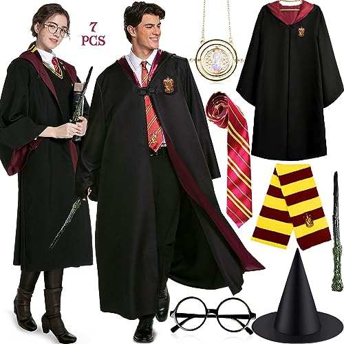 NCKIHRKK Deguisement Adulte Harry Potter, Costume Magicien H