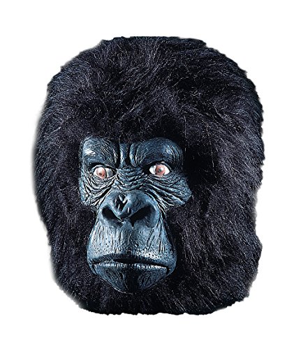 Générique - MA1024 - Masque Gorille Complet avec Poils Latex