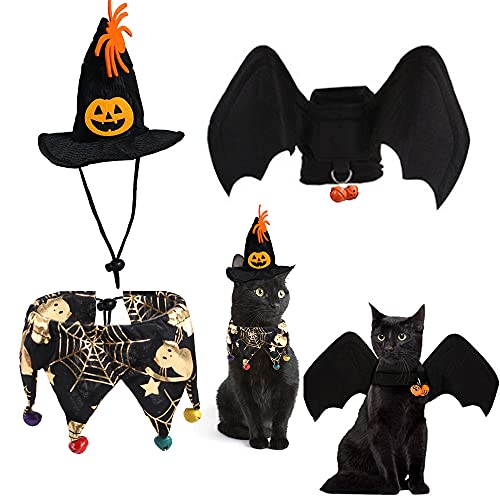 Halloween Pet Costume Ailes de Chauve-Souris Chien Chat Anim