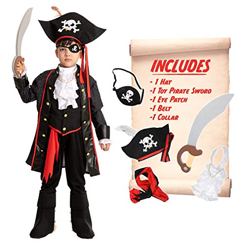 Spooktacular Creations Child Boy Pirate Costume (Medium ( 8-