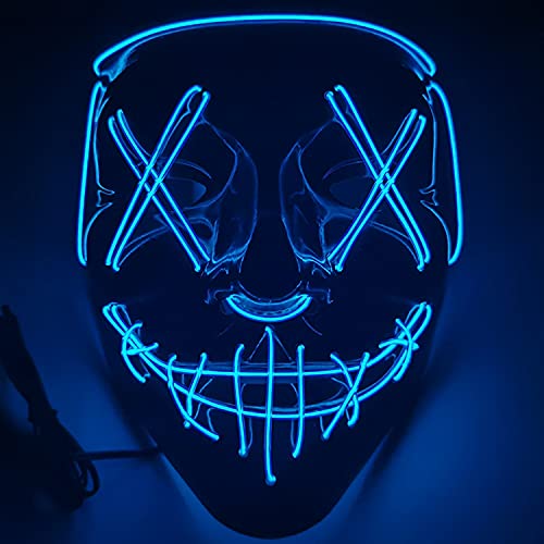 Ninevi masque halloween ，Masque de Purification à LED,Lumin
