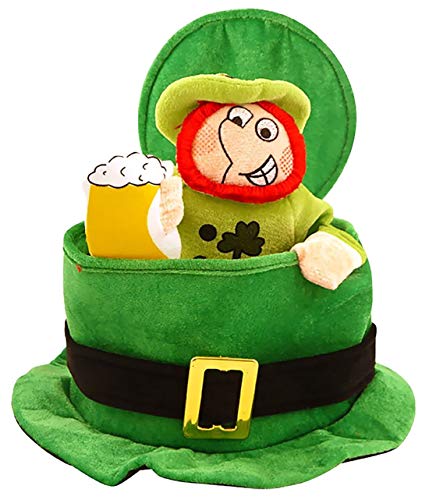Fancy Dress St Patricks Irish Ireland Eire Top Hat Green Wit