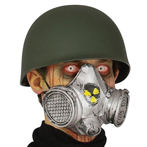 Fiestas Guirca Masque à gaz nucléaire Adulte - Vert - Taille