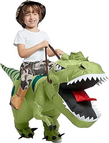 FXICH Costume gonflable de dinosaure T Rex Air Blow Up - Cos