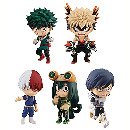 Xinchangda Lot de 5 figurines My Hero Academia Anime Midoriy