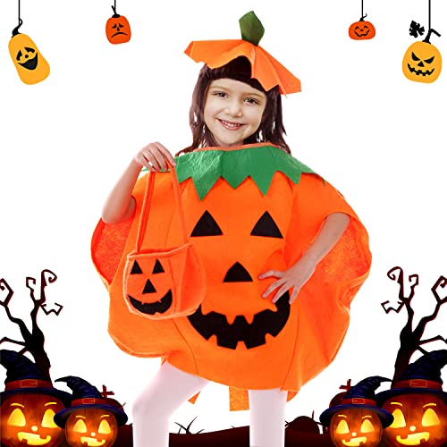 YISKY Costume Citrouille Halloween Enfant, Déguisement de Ci