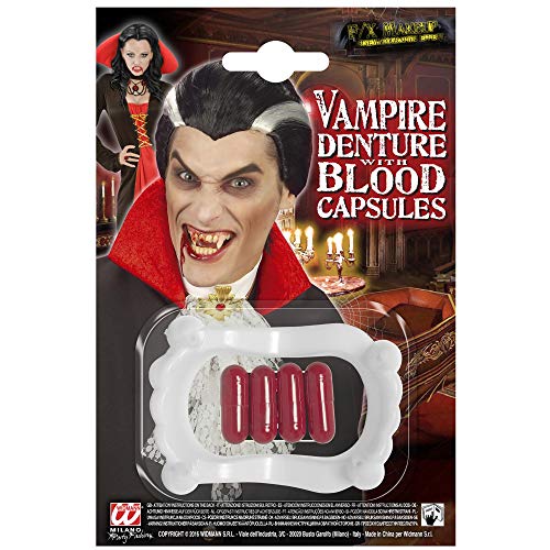 CAT015 - Dent de Vampire avec capsule de Faux sang