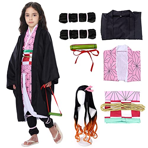 Déguisement Nezuko Enfant Fille Costume pour Halloween Carna