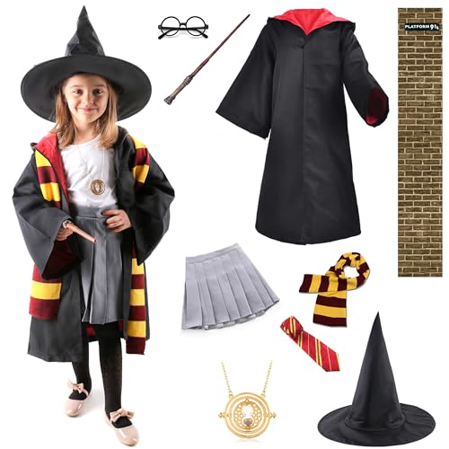 Robe, costume de sorcier, pour enfants, école de magie, Hall