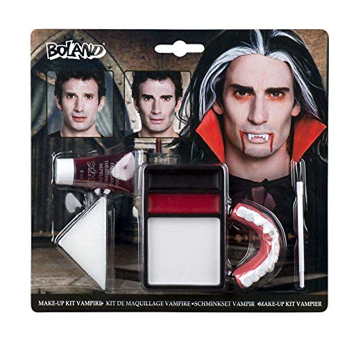 Boland - 45086 Kit Maquillage Vampire Adulte Blanc Taille Un
