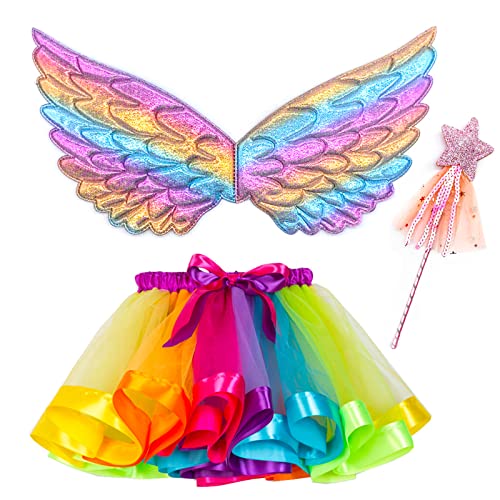 Hifot Déguisement Fée Enfant Costume Papillon Fille Ailes de
