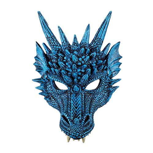 TOYANDONA Halloween Dragon Masque Unisexe Cosplay Party Cost