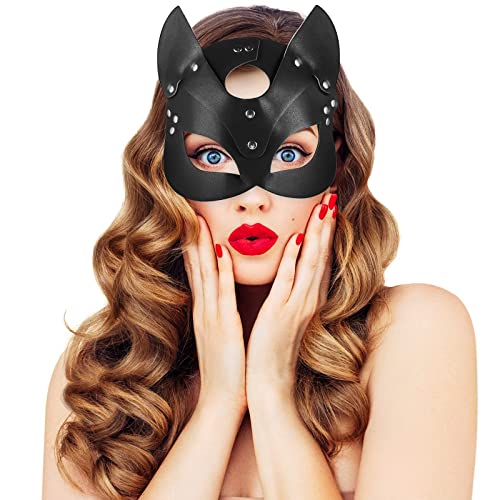 UNOLIGA Masque de Catwoman Halloween, Masque de Mascarade Se