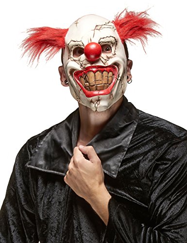 DEGUISE TOI - Masque Clown méchant Adulte Halloween - Demi M