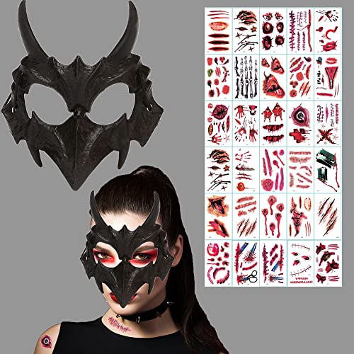 Masque Squelette Halloween,Animal crâne Masque, masque de co