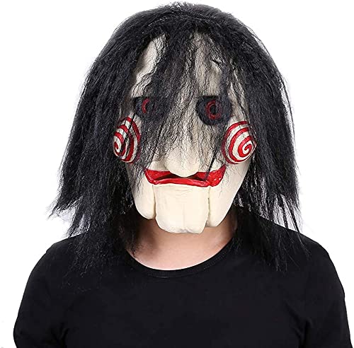 TZLCOS Jigsaw Masque Billy The Puppet Halloween Latex Horreu