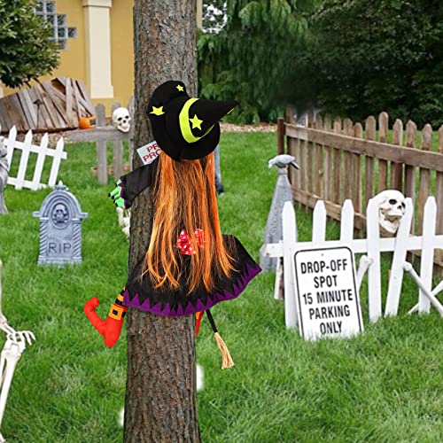 FunsLane Halloween Crashing Witch dans Les décorations darbr