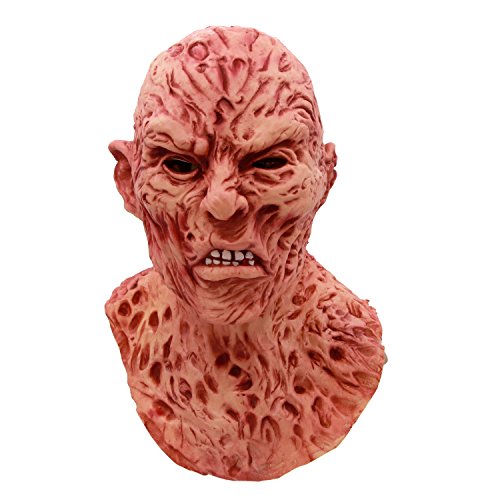 Masque de Freddy Krueger en latex pour adulte, costume dHall
