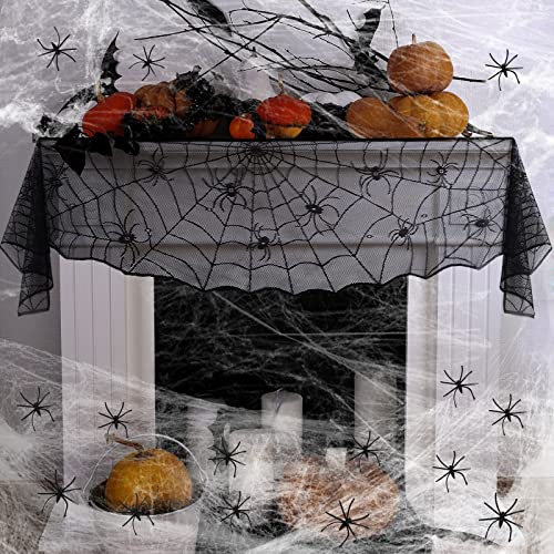 Ulikey Kit de Halloween Décoration, Blanche Toile Daraignée 