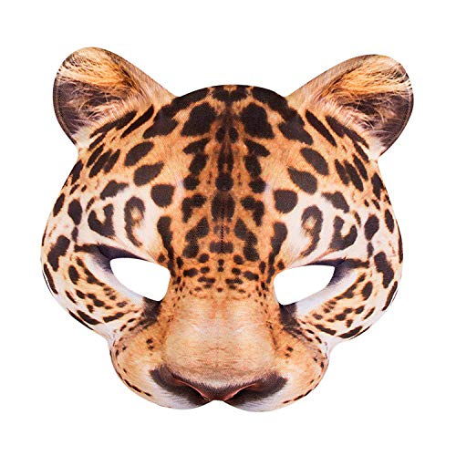 Boland 56731 – Demi-masque léopard, env. 17,5 x 18 cm, impre