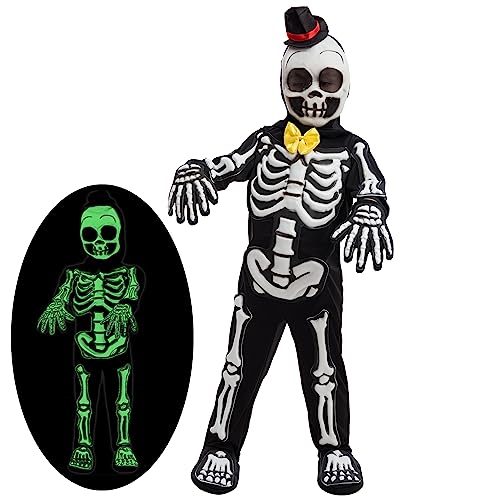 Spooky Skelebones Deluxe Skeleton Ensemble de costumes pour 