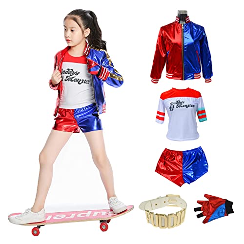 Formemory Quinn Costume de cosplay pour enfant, costume dHal