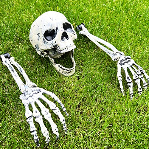 3pc Faux Halloween Squelette Effrayant pour décoration Hallo
