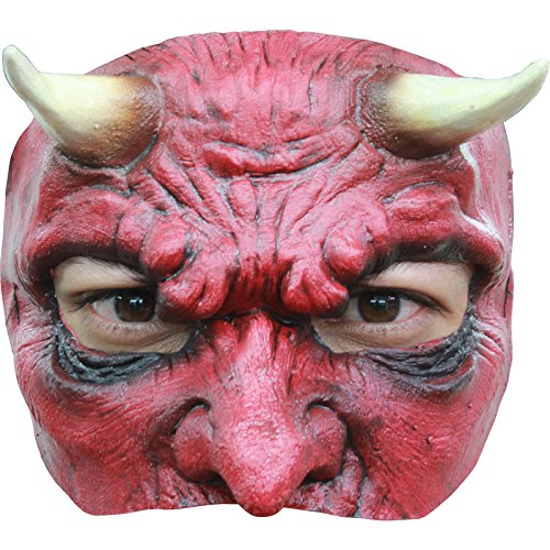 AEC - MAHAL600 - Demi masque diable en latex adulte