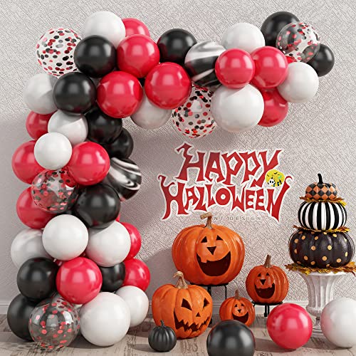 GRESATEK Kit de Ballons Halloween, 51Pcs Décorations de Ball
